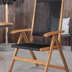 Matgrupp Venture Home Chane med 4 Jimbo Vikbara Matstolar