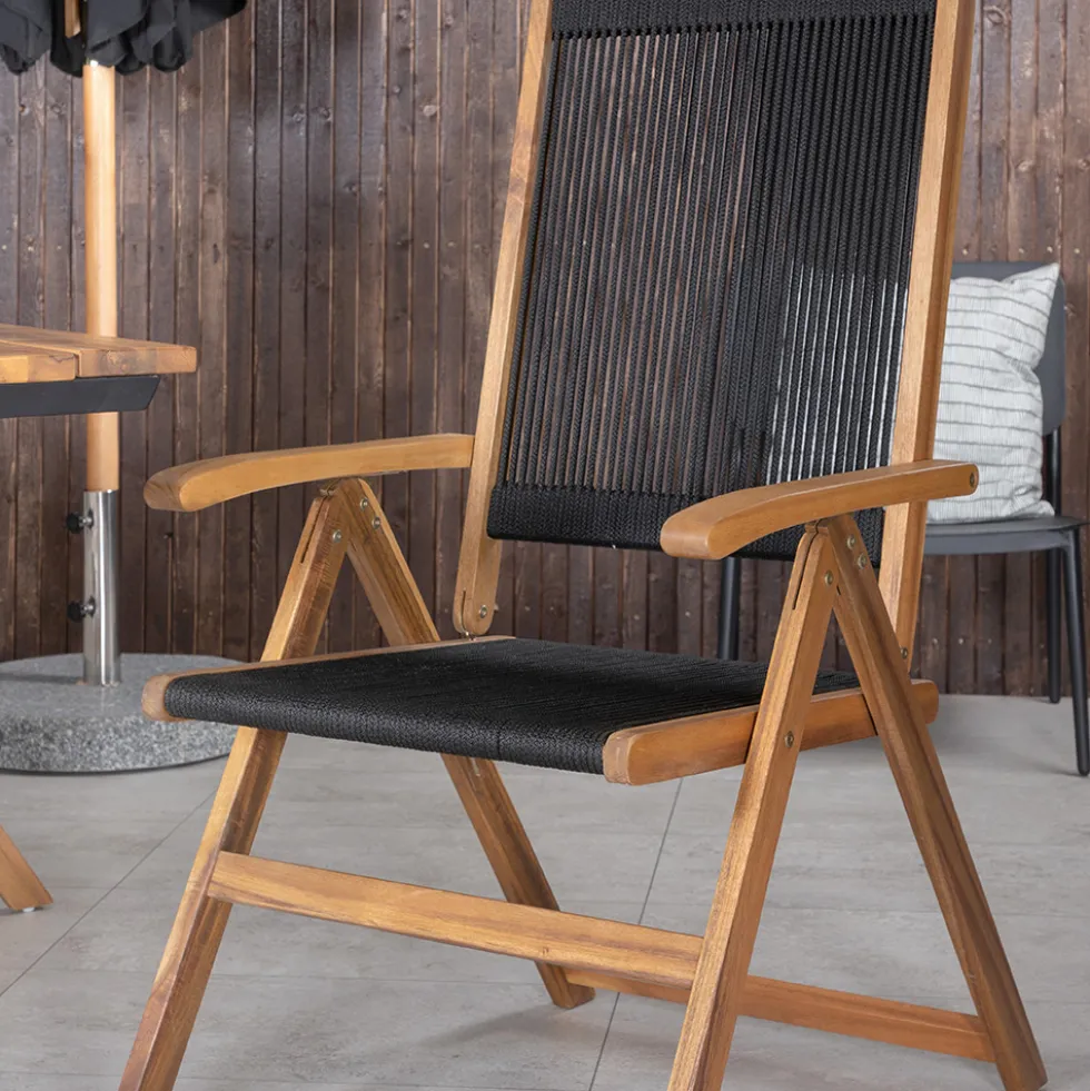 Matgrupp Venture Home Chane med 4 Jimbo Vikbara Matstolar