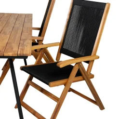 Matgrupp Venture Home Chane med 4 Jimbo Vikbara Matstolar