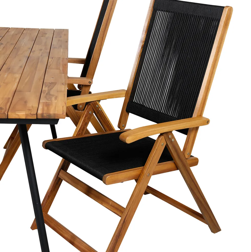 Matgrupp Venture Home Chane med 4 Jimbo Vikbara Matstolar