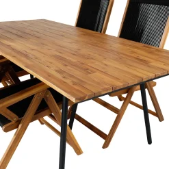 Matgrupp Venture Home Chane med 4 Jimbo Vikbara Matstolar