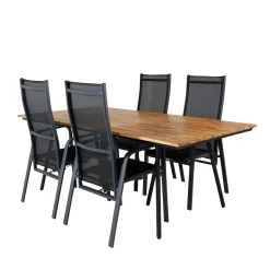 Matgrupp Venture Home Chane med 4 Curz Matstolar