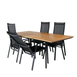 Matgrupp Venture Home Chane med 4 Curz Matstolar