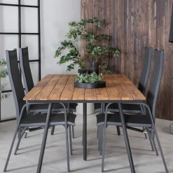Matgrupp Venture Home Chane med 4 Curz Matstolar