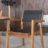 Matgrupp Venture Home Chane med 4 Vum Stapelbara Matstolar