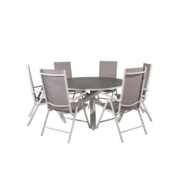 Matgrupp Venture Home Copacabana med 6 Bront Positionsstolar