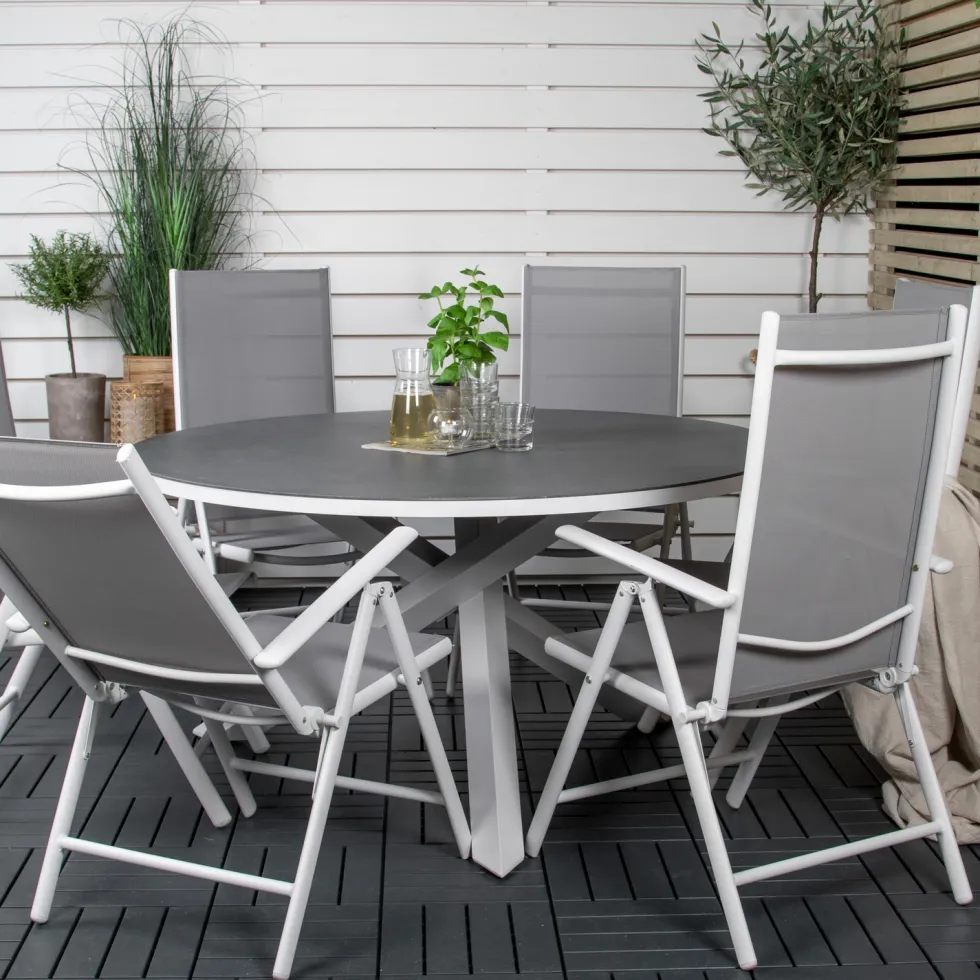 Matgrupp Venture Home Copacabana med 6 Bront Positionsstolar