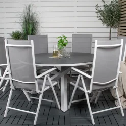 Matgrupp Venture Home Copacabana med 6 Bront Positionsstolar