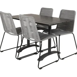 Matgrupp Venture Home Denver med 4 Lindos Stolar