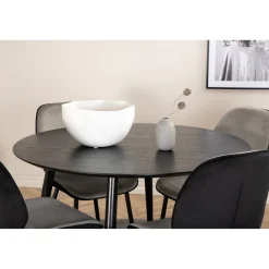 Matgrupp Venture Home Dipp Ø115 cm med 4 Emma Stolar