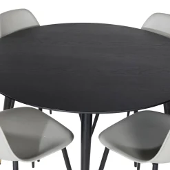 Matgrupp Venture Home Dipp Ø115 cm med 4 Polar Plast Stolar