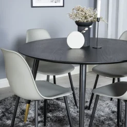 Matgrupp Venture Home Dipp Ø115 cm med 4 Polar Plast Stolar
