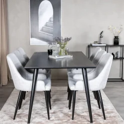 Matgrupp Venture Home Dipp med 6 Plaza stolar