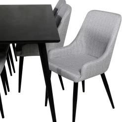 Matgrupp Venture Home Dipp med 6 Plaza stolar