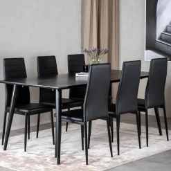Matgrupp Venture Home Dipp med 6 Slim Stolar