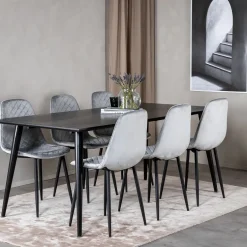 Matgrupp Venture Home Dipp med 6 Polar Diamond stolar