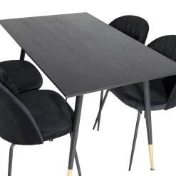 Matgrupp Venture Home Dipp med 4 Wrinkles Stolar