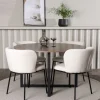 Matgrupp Venture Home Durango Ø120 cm med 4 st Edina stolar