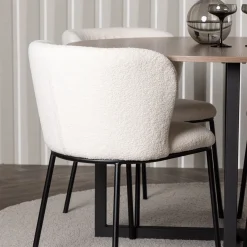 Matgrupp Venture Home Durango Ø120 cm med 4 st Edina stolar