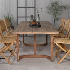 Matgrupp Venture Home Erica med 6 Cane Stolar
