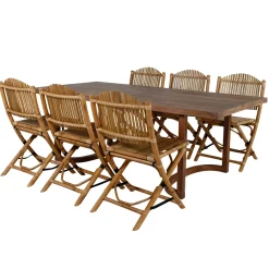 Matgrupp Venture Home Erica med 6 Cane Stolar