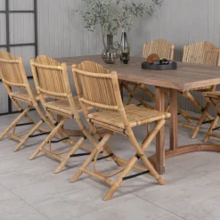 Matgrupp Venture Home Erica med 6 Cane Stolar