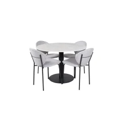 Matgrupp Venture Home Estelle med 4 Valor Stolar PolyEstelletyg