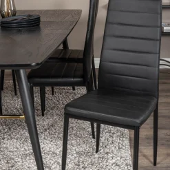 Matgrupp Venture Home Gold med 6 Slim Stolar