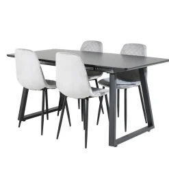 Matgrupp Venture Home Ina med 4 Phoi Stolar Sammet