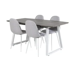 Matgrupp Venture Home Ina med 4 Pobbie Stolar Polyestertyg