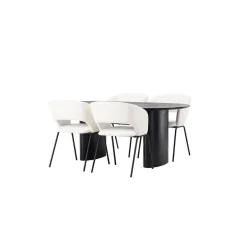 Matgrupp Venture Home Isolde med 4 st Day stolar