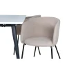 Matgrupp Venture Home Jolie med 4 Bergen Stolar Polyesterlinen