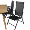 Matgrupp Venture Home Julian Matgrupp Utomhus 210cm med 6 Break Positionsstolar