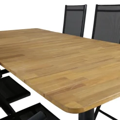 Matgrupp Venture Home Julian Matgrupp Utomhus 210cm med 6 Break Positionsstolar