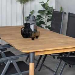 Matgrupp Venture Home Julian Matgrupp Utomhus 210cm med 6 Break Positionsstolar