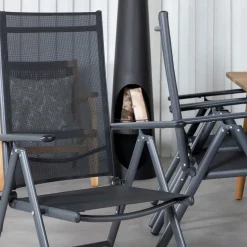 Matgrupp Venture Home Julian Matgrupp Utomhus 210cm med 6 Break Positionsstolar