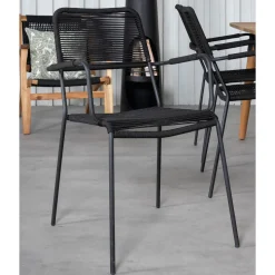 Matgrupp Venture Home Julle med 6 Minos Matstolar med Armstöd