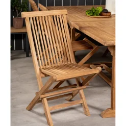 Matgrupp Venture Home Kenya 195-295x110 Teak med 6 Kenya Fällbara Stolar