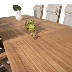 Matgrupp Venture Home Kiara 195/295 med 8 Positionsfåtöljer