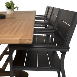 Matgrupp Venture Home Kiara 195/295 med 8 Lova Stolar