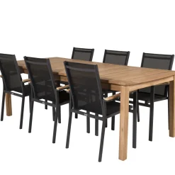 Matgrupp Venture Home Kiara 220 med 6 Thea Matstolar