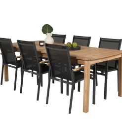 Matgrupp Venture Home Kiara 220 med 6 Thea Matstolar