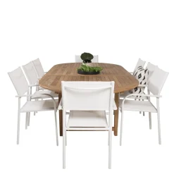Matgrupp Venture Home Kiara 180/240 med 8 Siri Stolar