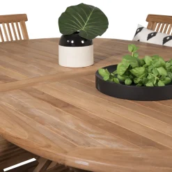 Matgrupp Venture Home Kiara 180/240 med 6 Stolar Utan Armstöd