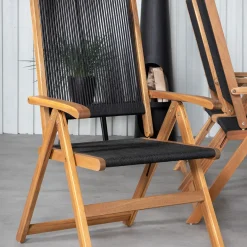 Matgrupp Venture Home King med 6 Lumi Vikbara Matstolar