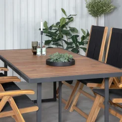 Matgrupp Venture Home King med 6 Lumi Vikbara Matstolar