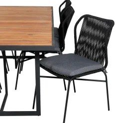 Matgrupp Venture Home King med 6 Julle Stapelbara Matstolar