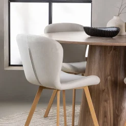 Matgrupp Venture Home Lanzo Ø120 cm med 4 st Lilja stolar