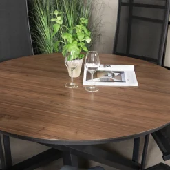 Matgrupp Venture Home Lea Ø 120 med 6 Copacabana Stolar
