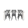 Matgrupp Venture Home Lina Bord med 6 Tablas Stolar